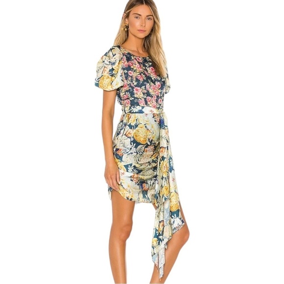 Hemant and Nandita Della Satin Mini Dress Size XS - Picture 1 of 9